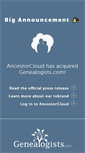 Mobile Screenshot of ancestorcloud.com